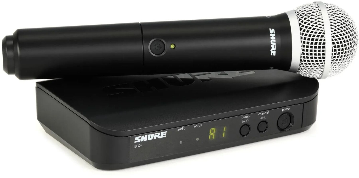 

Беспроводная ручная микрофонная система Shure BLX24/PG58 — диапазон H10