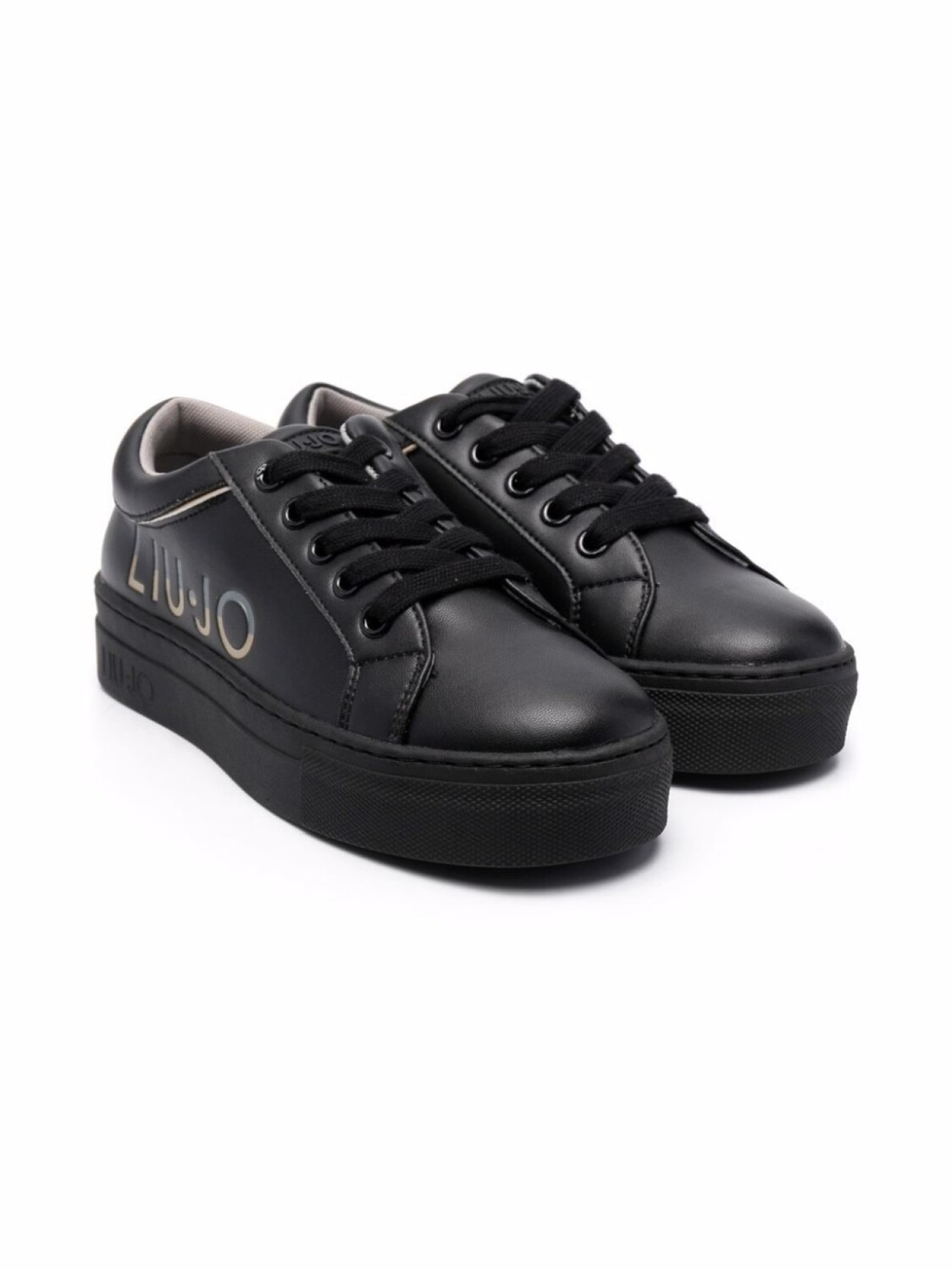 

Liu Jo Kids кеды Alicia 3 на платформе, черный