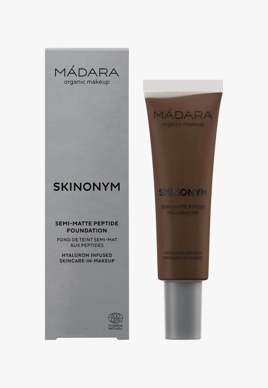 

Тональный крем Skinonym Semi-Matte Peptide Foundation MÁDARA, #100 мокко