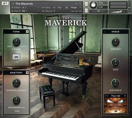 

Native Instruments Программный инструмент Maverick Vintage Grand Piano