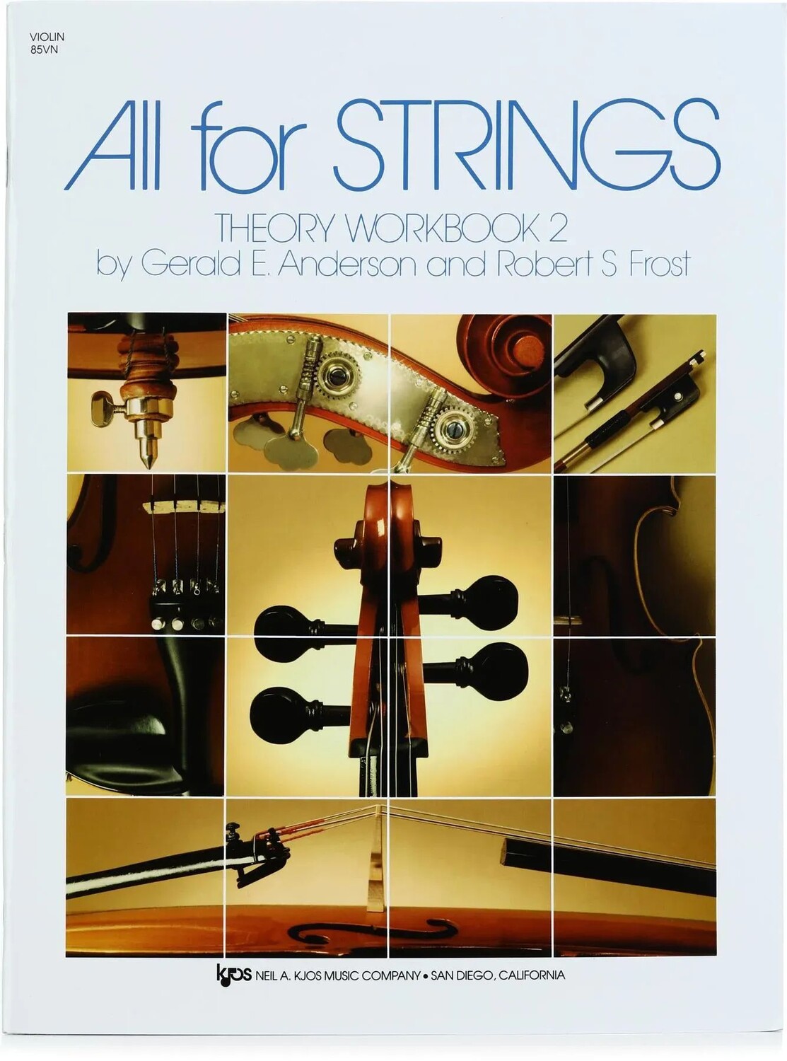 

Kjos All for Strings: Рабочая тетрадь по теории 2 - Скрипка