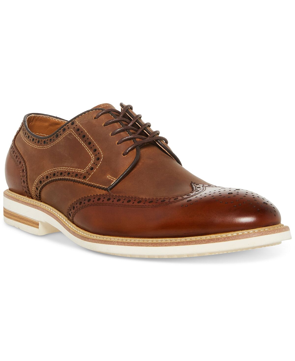 

Мужские кожаные модельные туфли Kaigo с кончиками крыльев Steve Madden