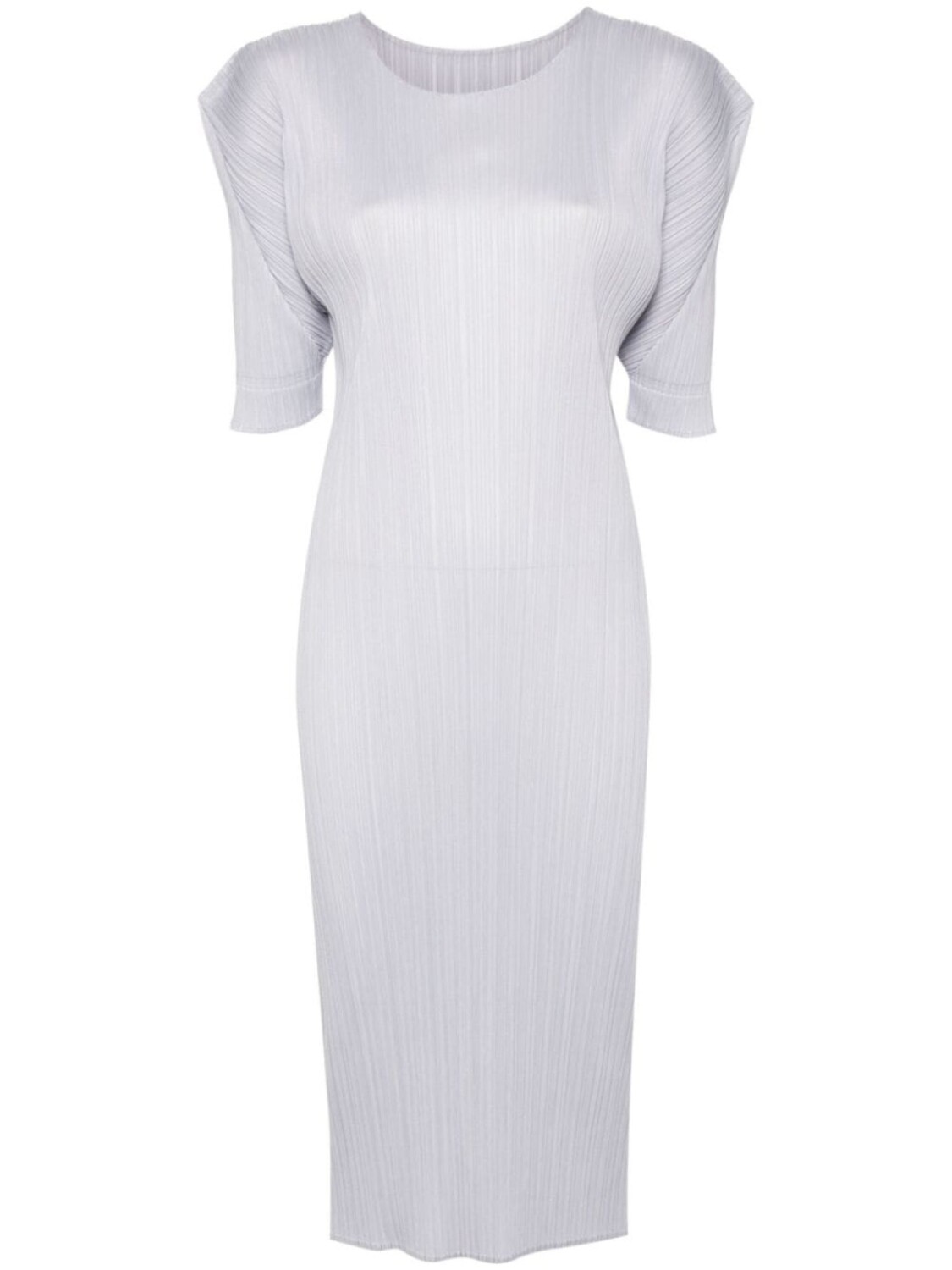 

Pleats Please Issey Miyake платье миди Monthly Colors: July, серый