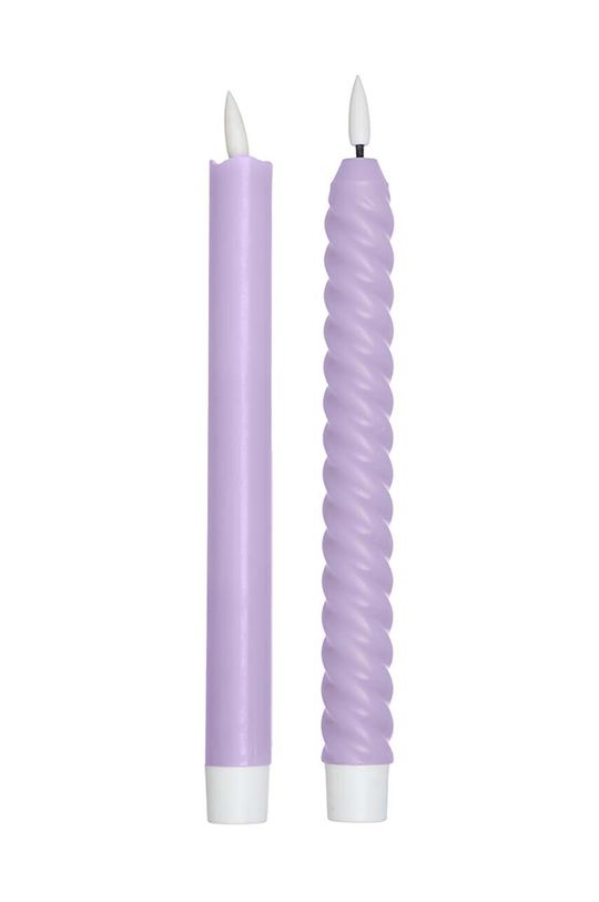 Светодиодные свечи, упаковка из 2 шт. Design Letters, розовый