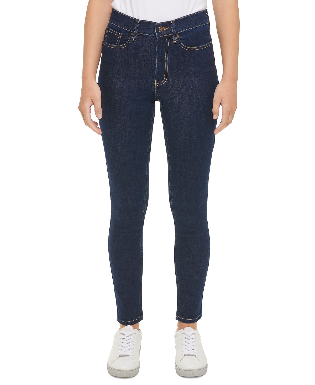 цена Женские джинсы скинни с высокой посадкой Calvin Klein Jeans