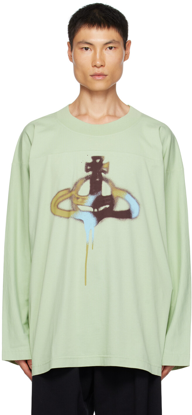 

Зеленая футболка с длинным рукавом Fresh Fresh Vivienne Westwood, Зеленый