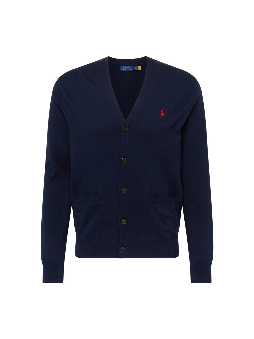 

Вязаный кардиган Polo Ralph Lauren, темно-синий