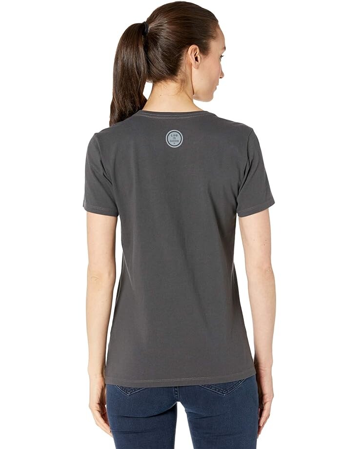 

Футболка Life is Good Lucky Mama Crusher Tee, цвет Night Black