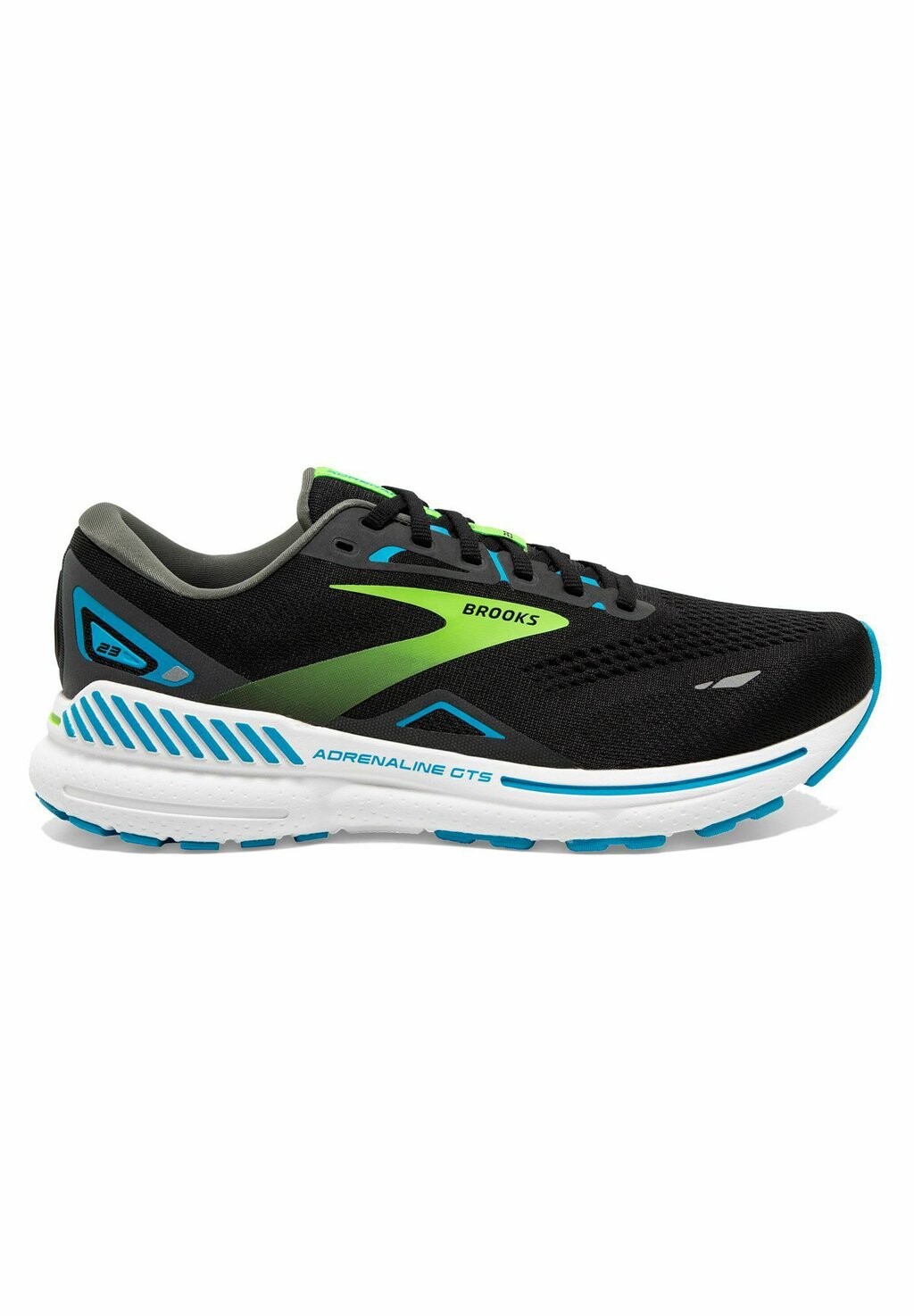 

Кроссовки Brooks Adrenaline Gts 23, черный, гавайский, зеленый океан