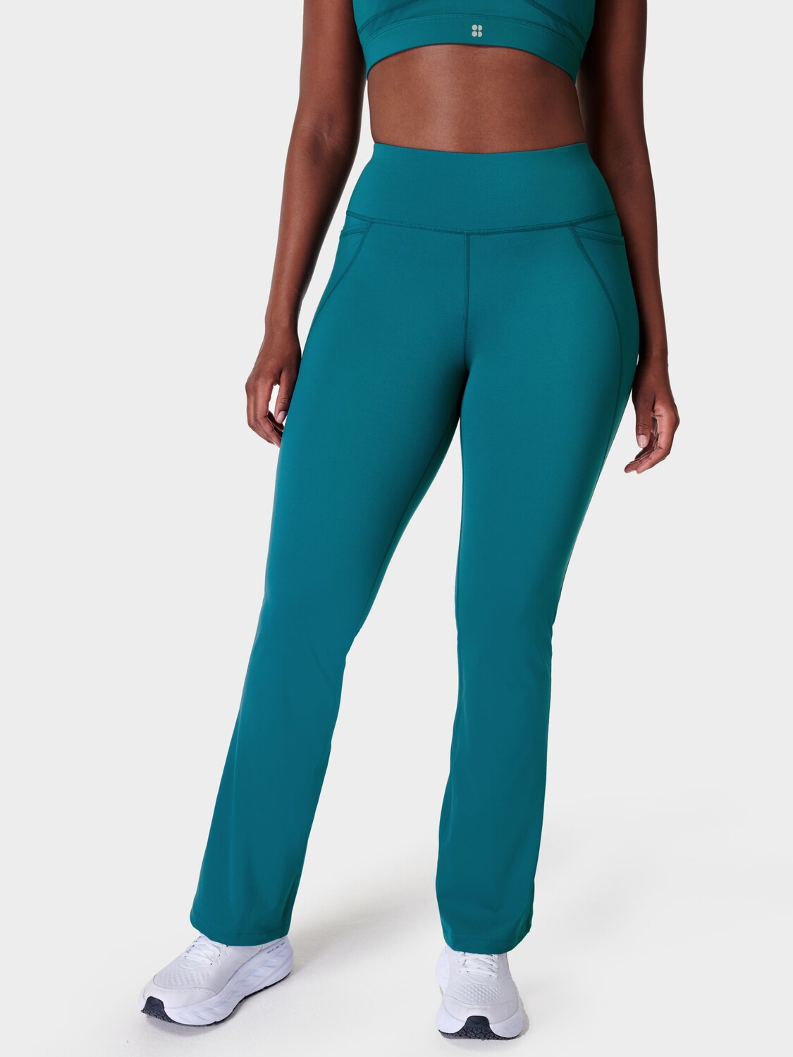 

Брюки для спортзала Sweaty Betty Power 32 дюйма, цвет кабины синий
