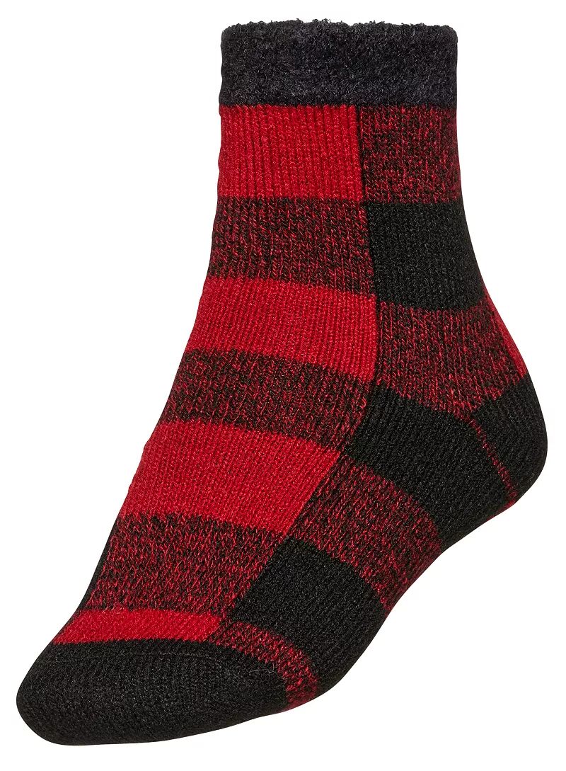 Женские уютные праздничные носки в клетку Northeast Outfitters, красный