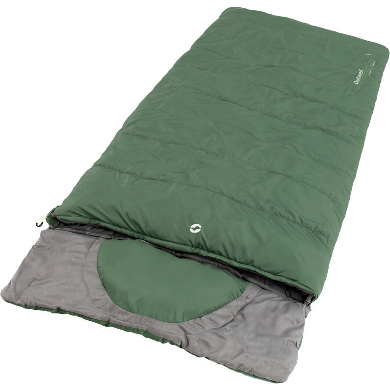 трехсезонный тактический спальный мешок carinthia defence 1 g loft размер l цвет оливковый Спальный мешок Контур Люкс XL Outwell, зеленый