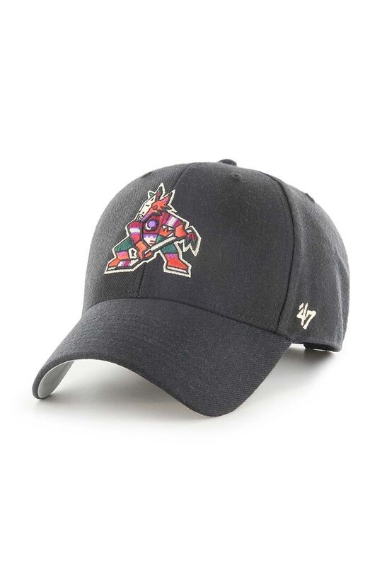 

Бейсболка NHL Arizona Coyotes из смесовой шерсти 47brand, черный