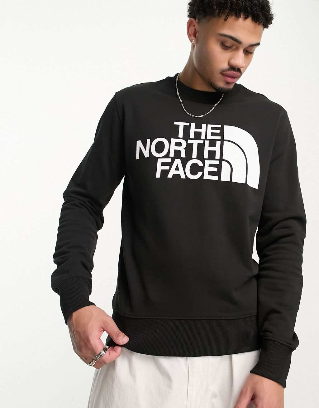 

Черная толстовка с логотипом на груди The North Face Standard