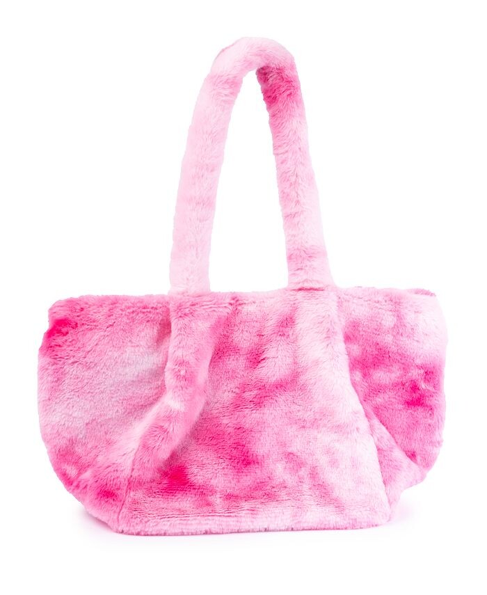

Пуховая сумка-тоут Tie Dye Skinnydip London, розовый