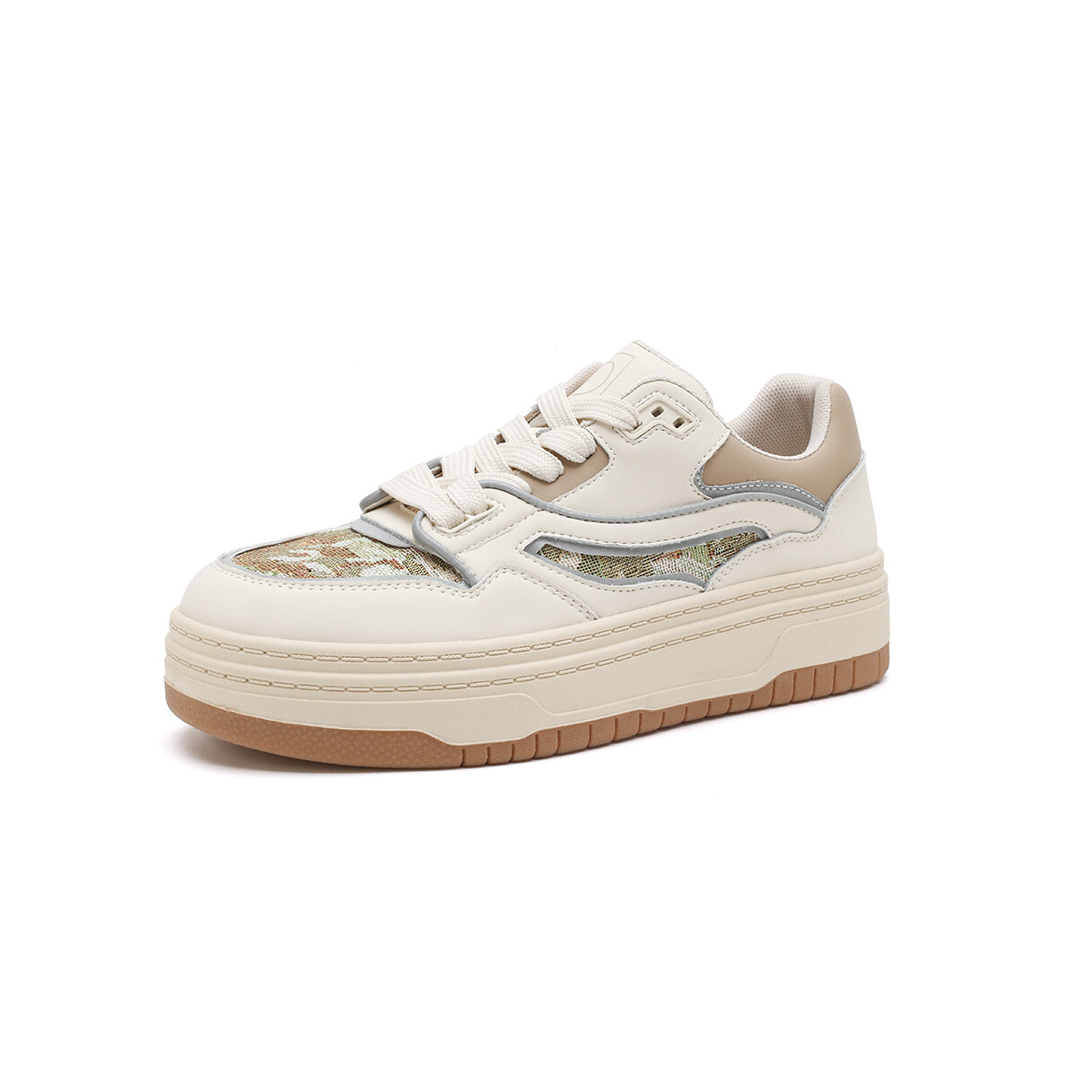

Кроссовки D:FUSE SCANDINAVIA Skateboarding Shoes Women's Low-top Off White/Beige, бежевый
