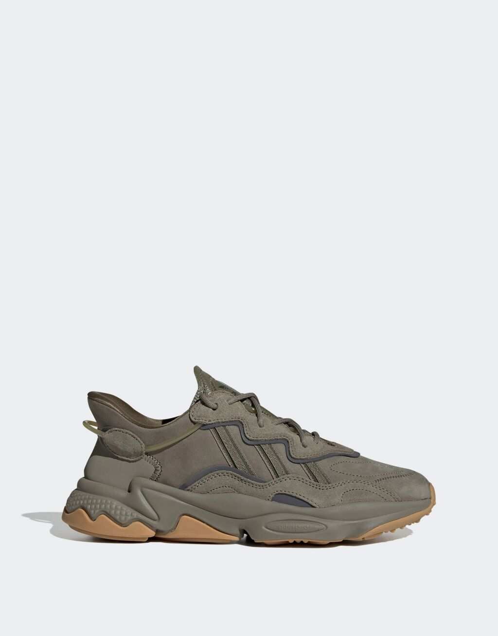 

Оливковые кроссовки adidas Originals Ozweego, Зеленый