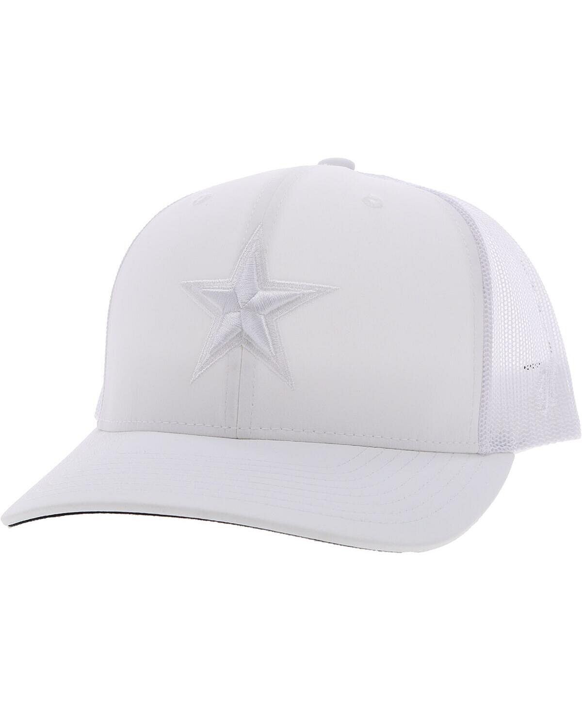 

Мужская белая кепка Dallas Cowboys Star Trucker Snapback Hooey