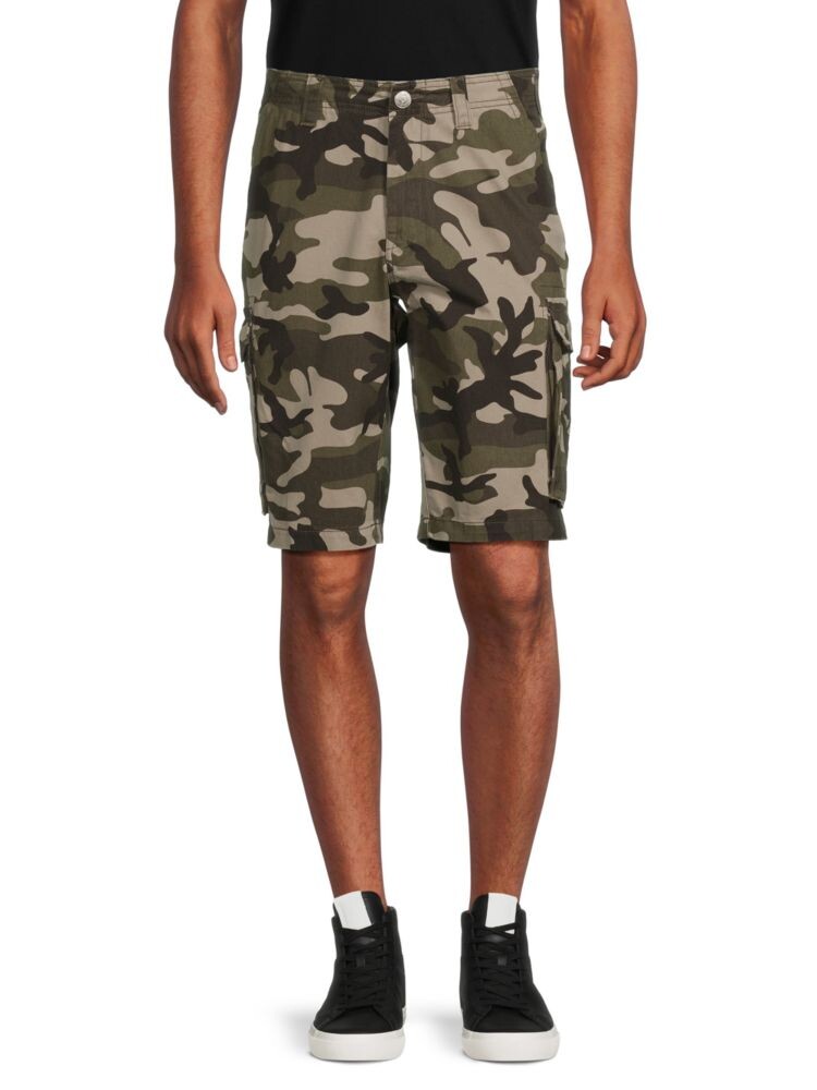 

Шорты-карго с подковой True Religion, цвет Dusty Camo