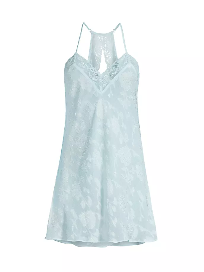 

Шифоновая сорочка Bliss Racerback In Bloom, цвет aqua
