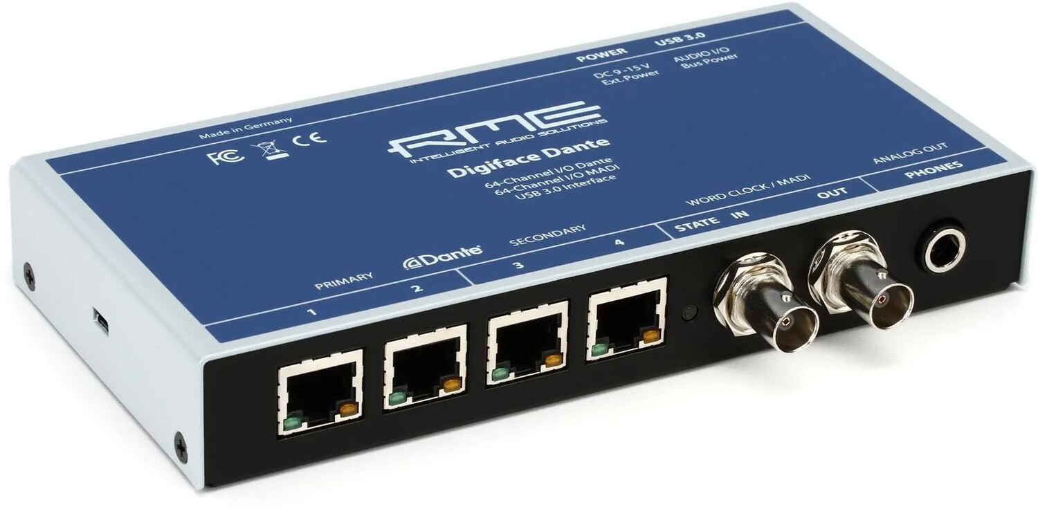 

Аудиоинтерфейс RME Digiface Dante Dante/MADI/USB 3.0