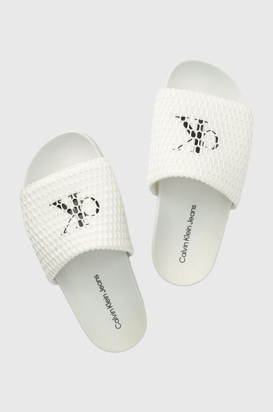 

Шлепанцы COMFORT SANDAL OVERSIZED MESH Calvin Klein Jeans, белый
