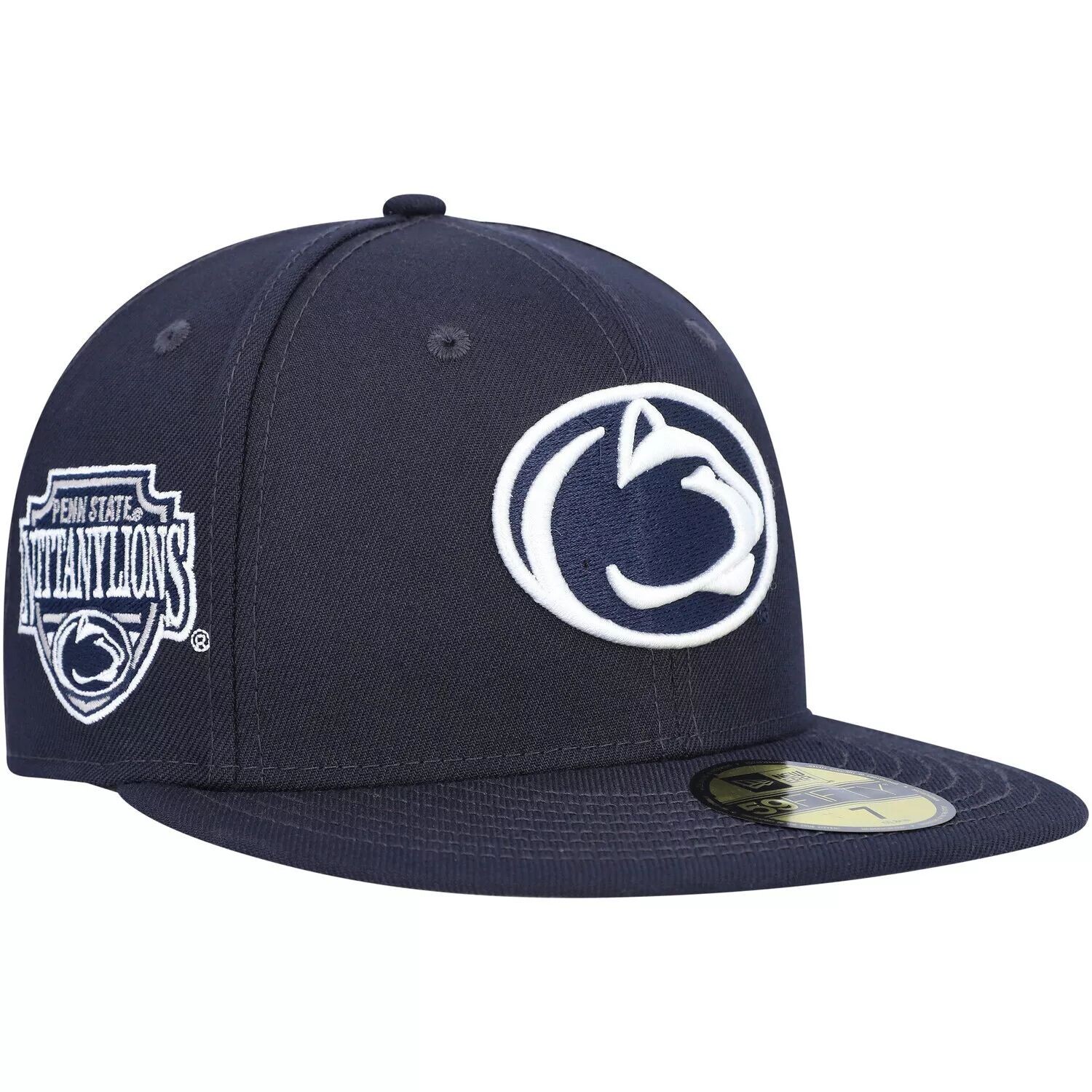

Мужская приталенная шляпа New Era Navy Penn State Nittany Lions с нашивкой 59FIFTY
