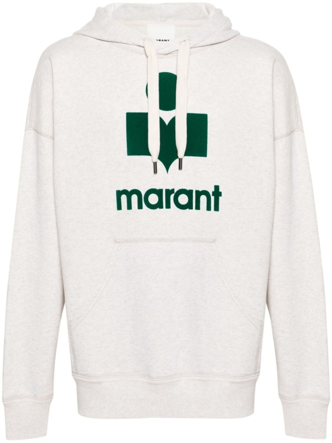 

Marant худи Miley с логотипом, нейтральный цвет