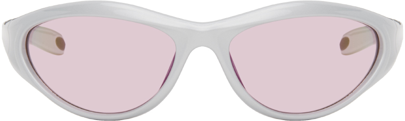 Серебряные солнцезащитные очки «Ангел» Bonnie Clyde, цвет Silver/Pink