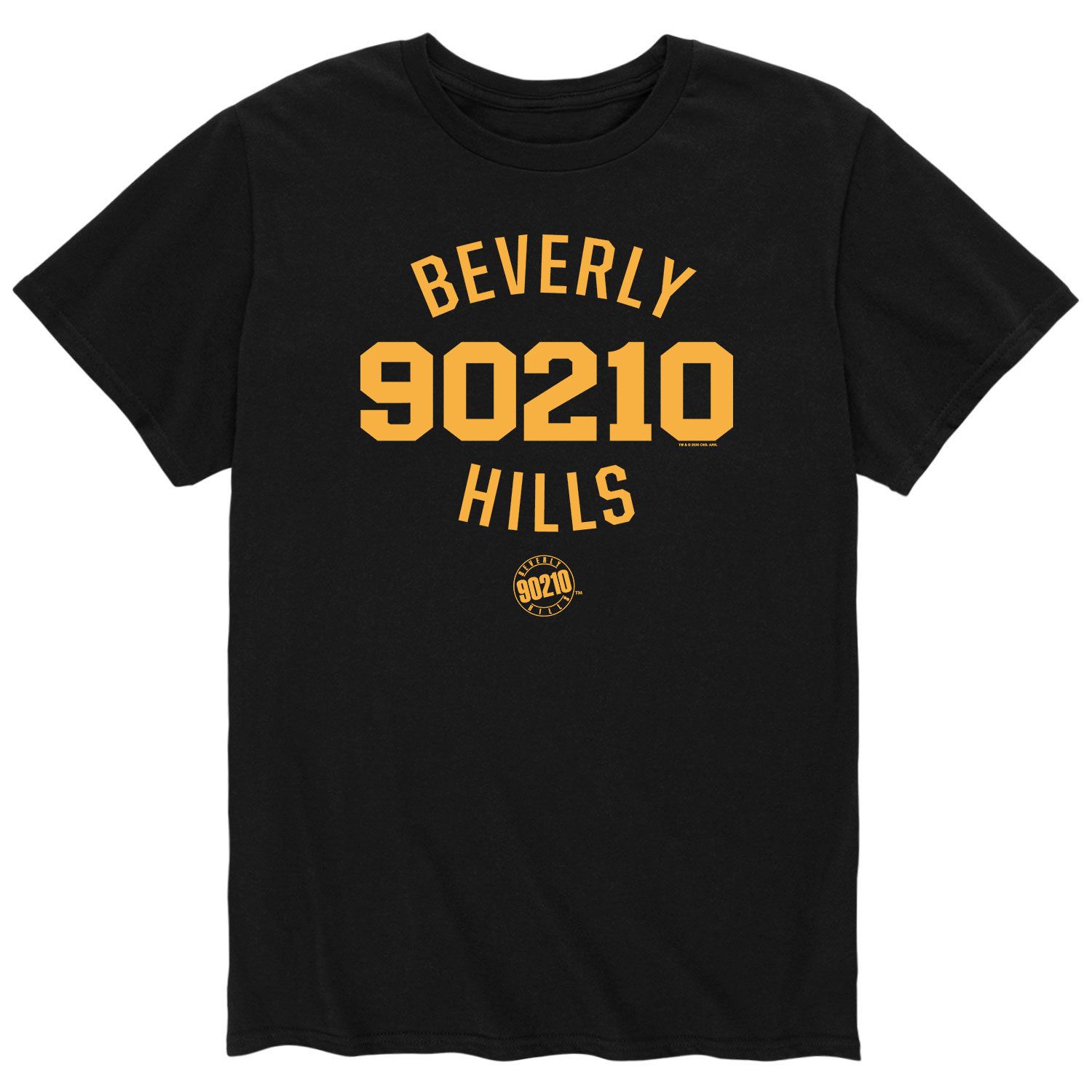 Мужская желтая футболка 90210 Licensed Character