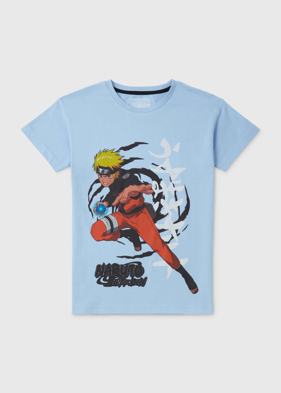 

Детская синяя футболка с короткими рукавами Naruto (5–12 лет), синий