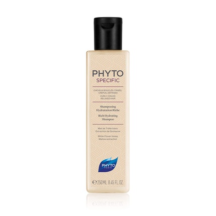 Фито-фитоспецифический шампунь Hydratation Riche 250мл Phyto фито фитоциановый бодрящий шампунь 250мл phyto