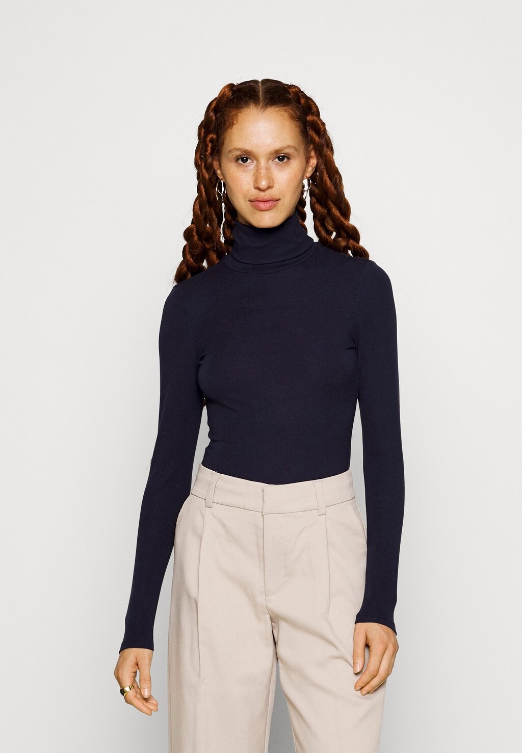 

Футболка с длинным рукавом Onlamelia Roll Neck Body ONLY Tall, цвет night sky