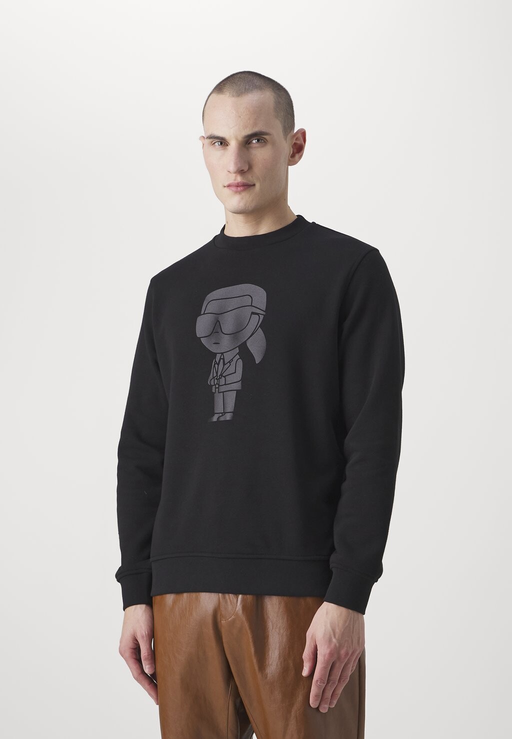 

Толстовка CREWNECK KARL LAGERFELD, цвет black