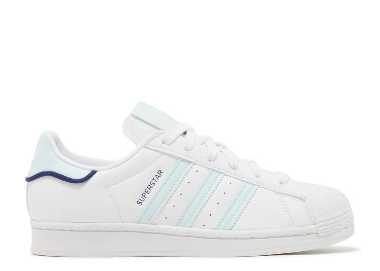 Кроссовки Adidas WMNS SUPERSTAR 'WHITE ALMOST BLUE', белый