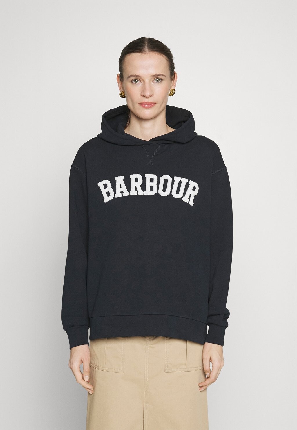 

Худи Barbour, Черный