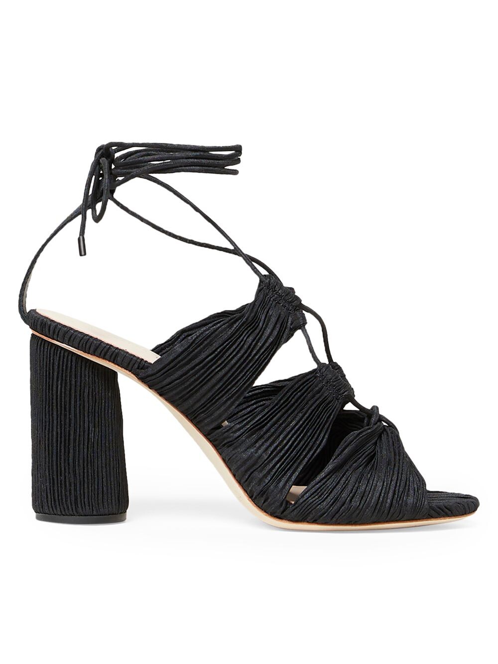 

Сандалии Teresa на шнуровке со складками Loeffler Randall, черный