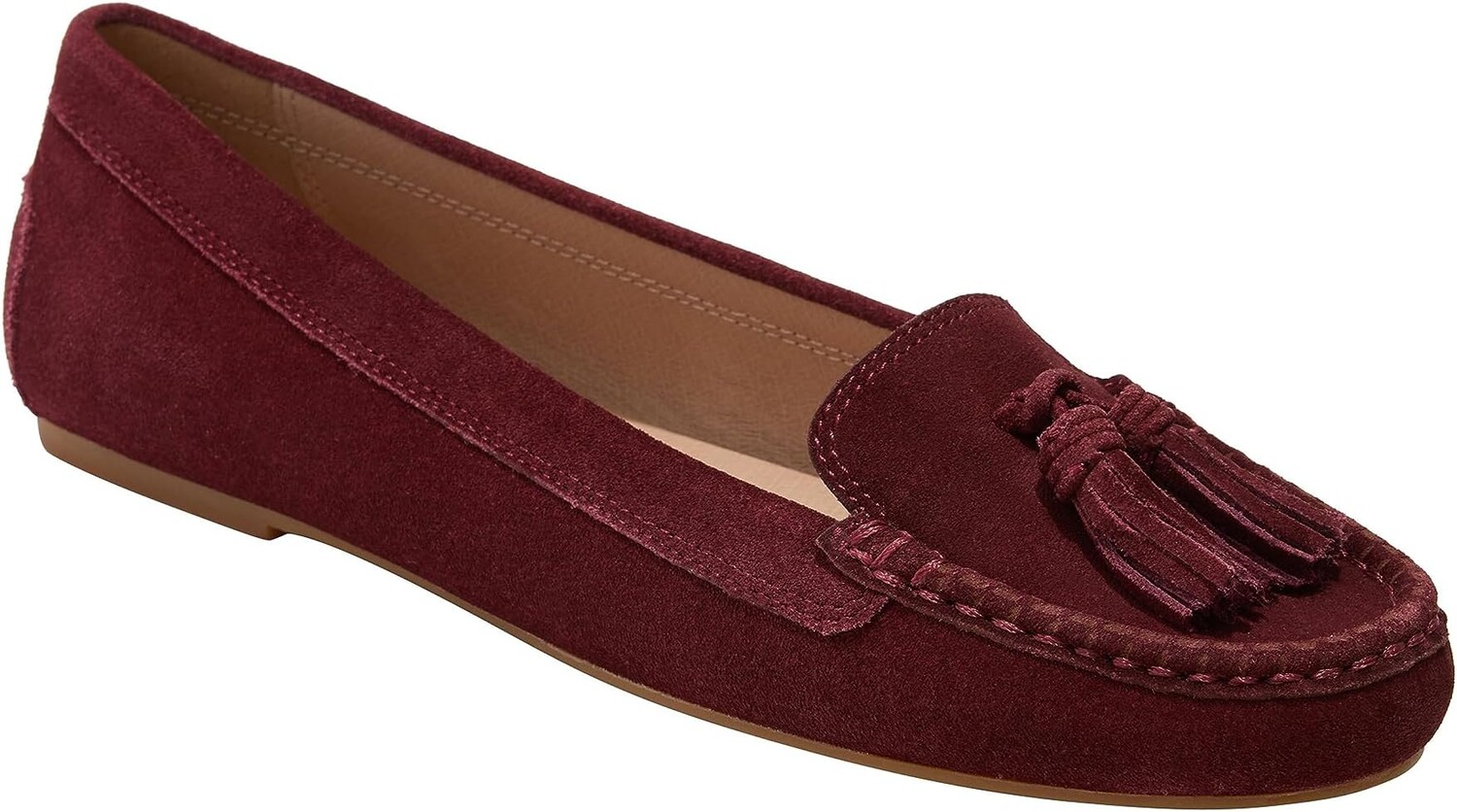

Балетки Melnick Tassel Moc - Suede Jack Rogers, бордо