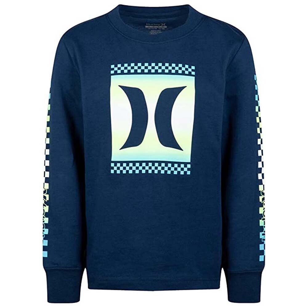 

Футболка с длинным рукавом Hurley Stack Icon, синий