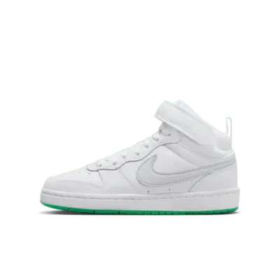 

Кроссовки Nike Court Borough Mid 2, цвет White/Stadium Green/Football Grey