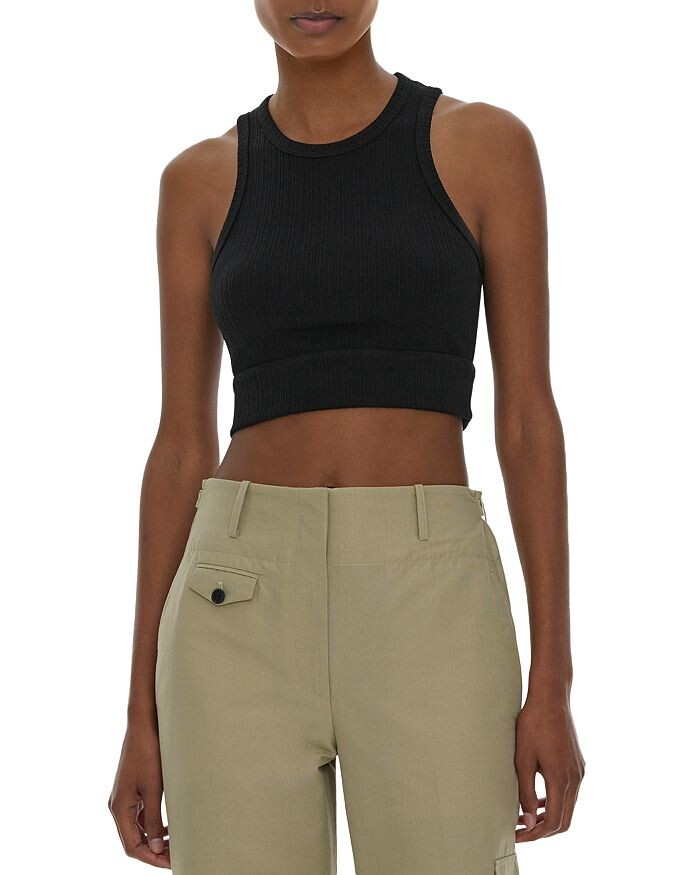 

Укороченная майка в рубчик Helmut Lang