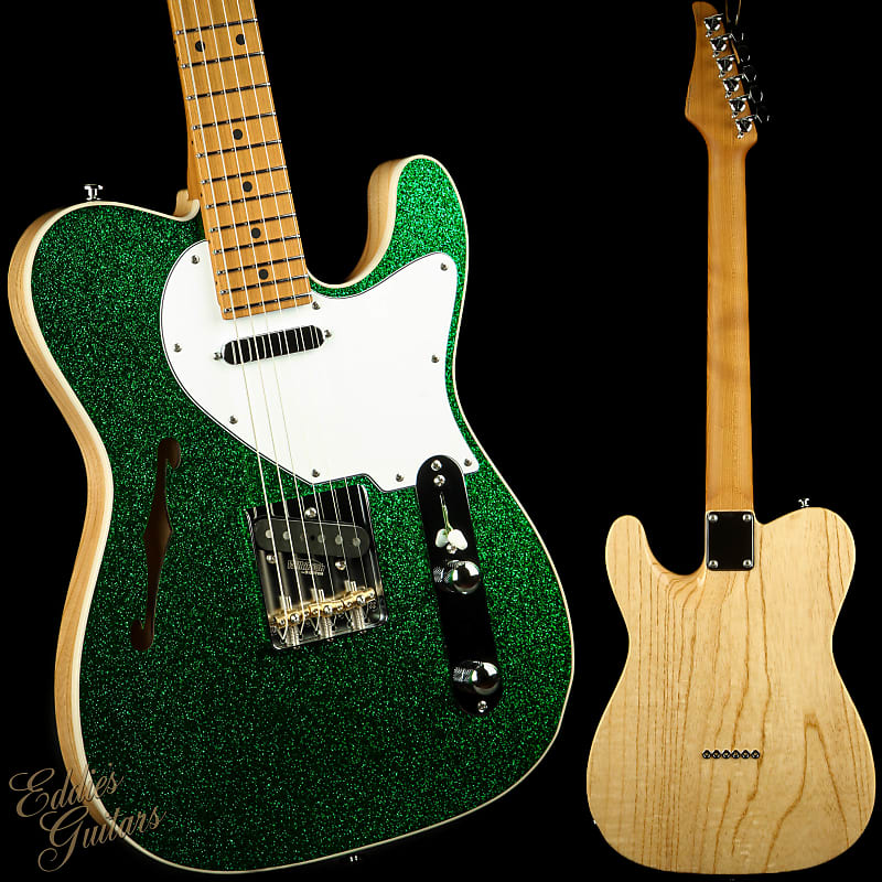 

Электрогитара Suhr Eddie's Guitars Exclusive Custom Classic T Roasted - Deep Green Sparkle