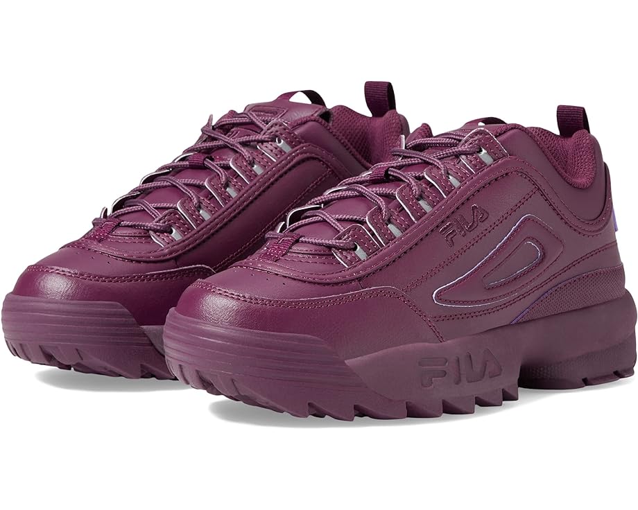 Кроссовки Fila Disruptor II Premium Fashion Sneaker, цвет Grape Wine/Grape Wine/Grape Wine цена и фото