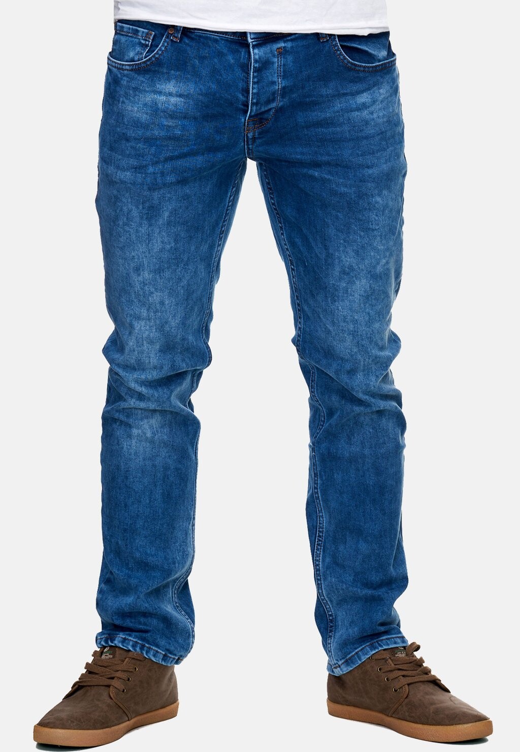 

Джинсы приталенного кроя BASIC STRETCH Reslad, цвет blau