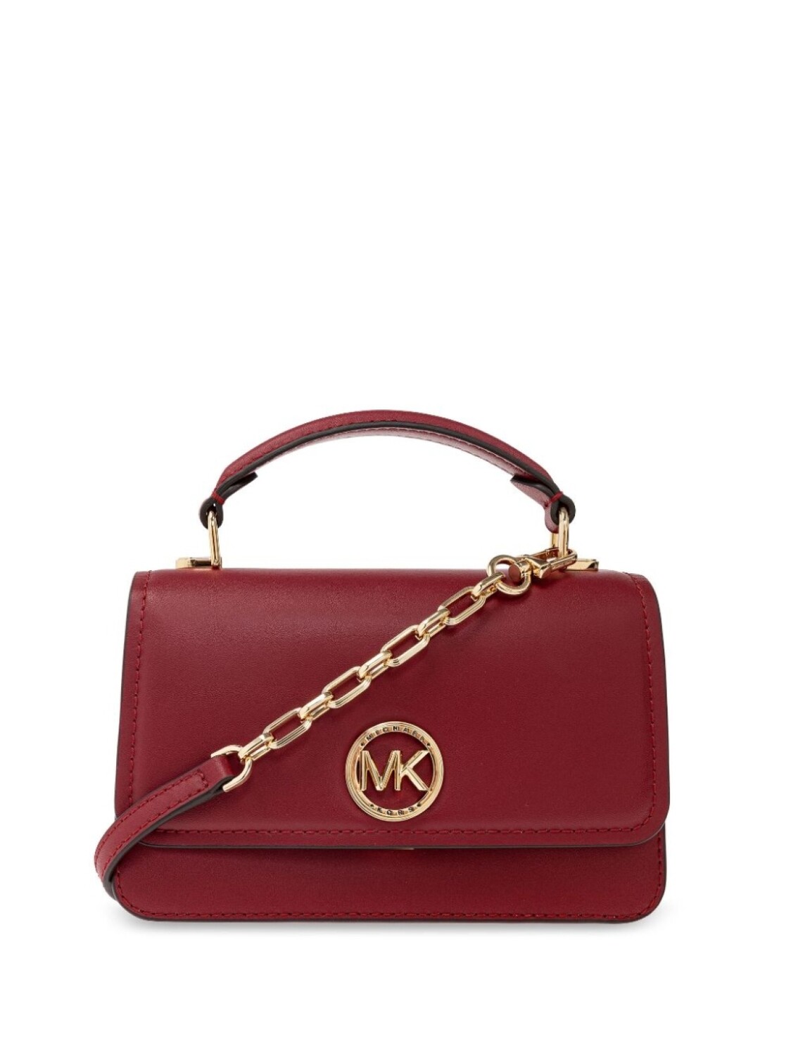 

Кожаная мини-сумка с логотипом Michael Michael Kors, красный