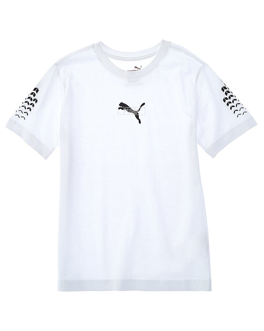 

Модная трикотажная футболка PUMA Logo Lab Pack, белый