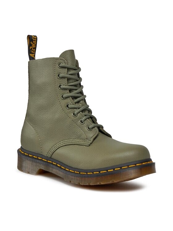

Ботинки на шнуровке Dr. Martens, хаки