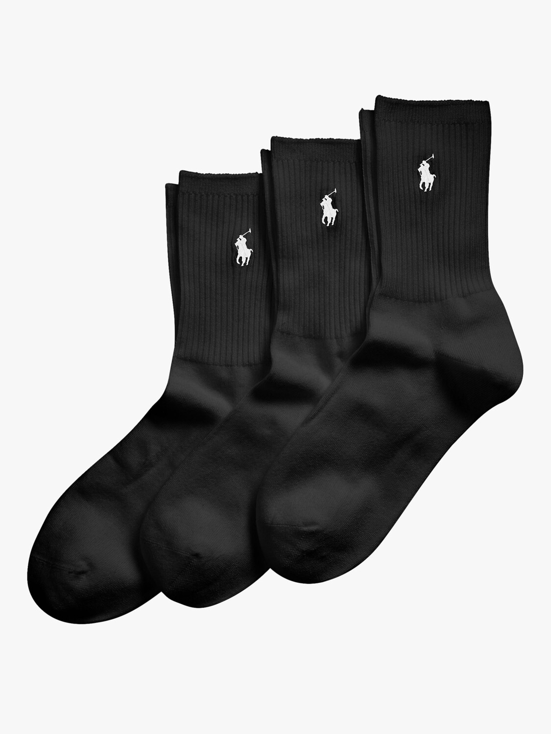 

Носки-поло до щиколотки Ralph Lauren, черный