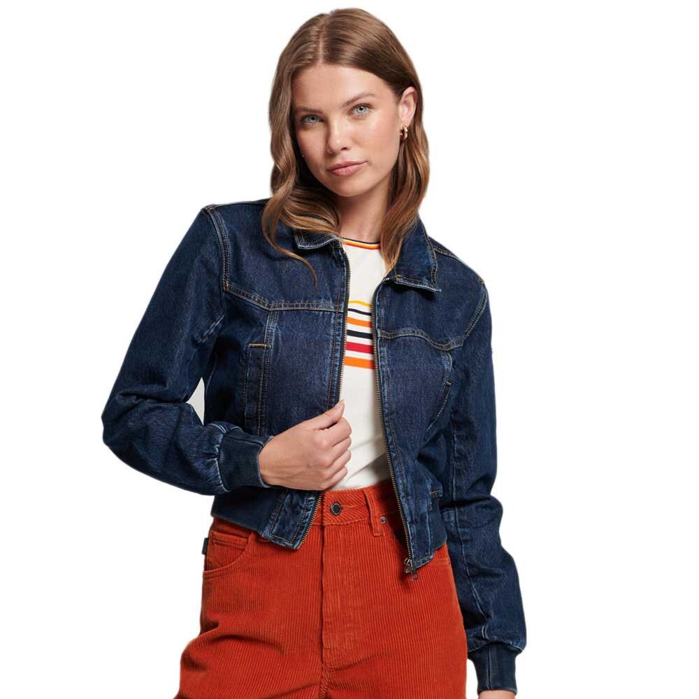 

Куртка Superdry Vintage Indie Club Denim Denim, синий