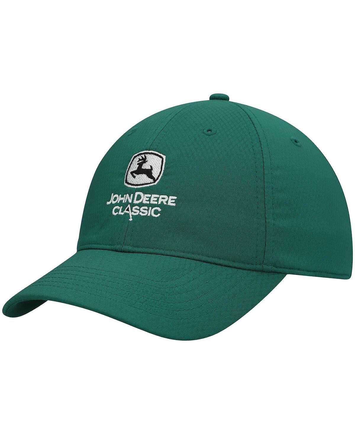 

Мужская зеленая регулируемая шапка John Deere Classic Performance Ahead